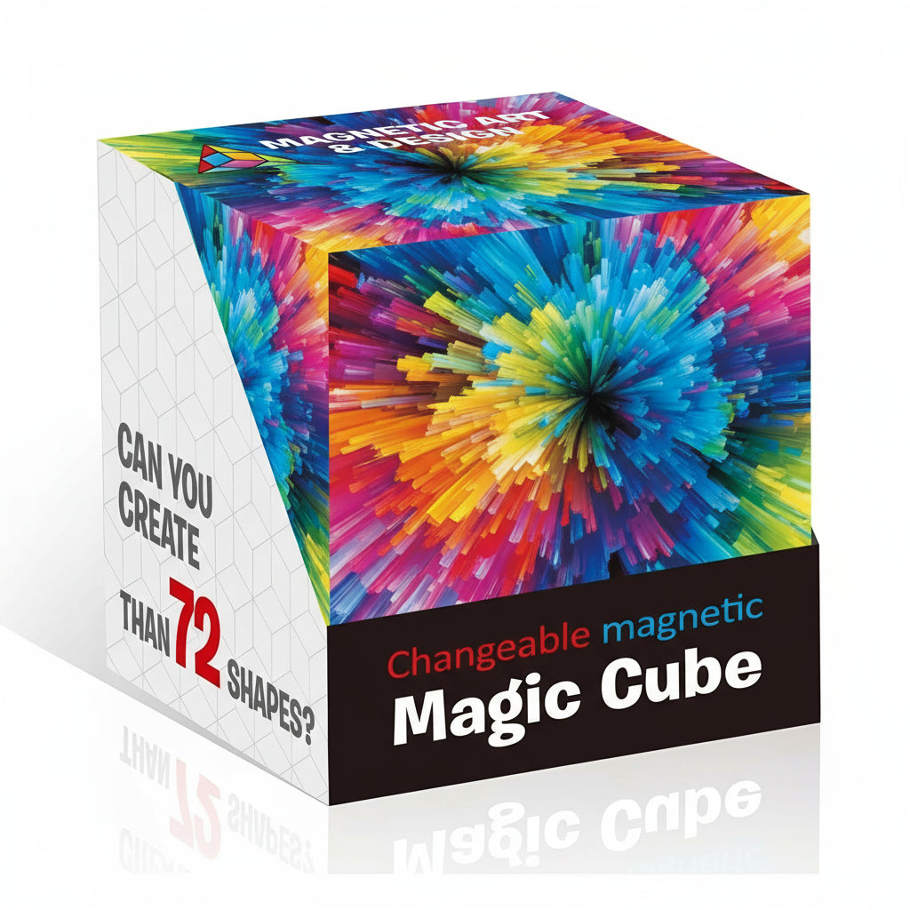 Головоломка 3D Магнітний куб Magic Cube, іграшка антистрес