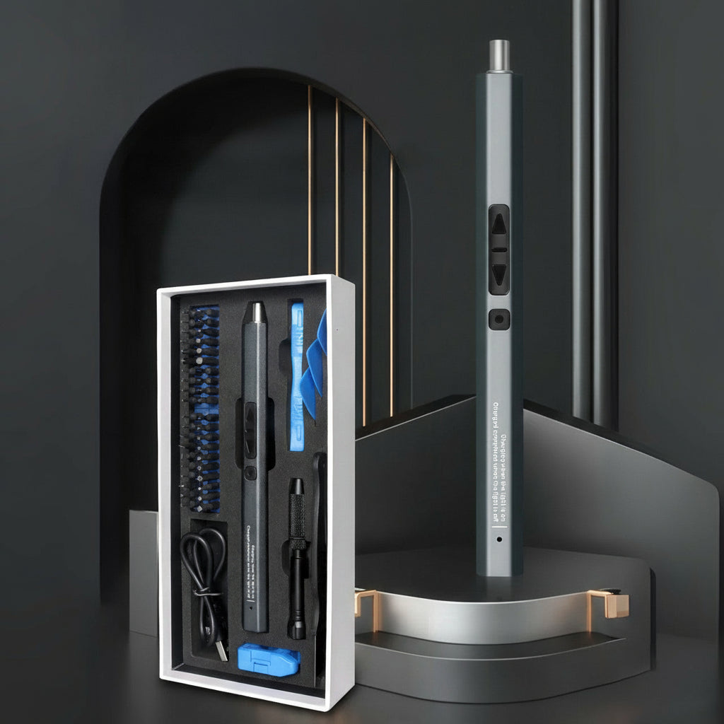 Електрична викрутка 51 в 1 з насадками, підсвіткою та магнітним кріпленням