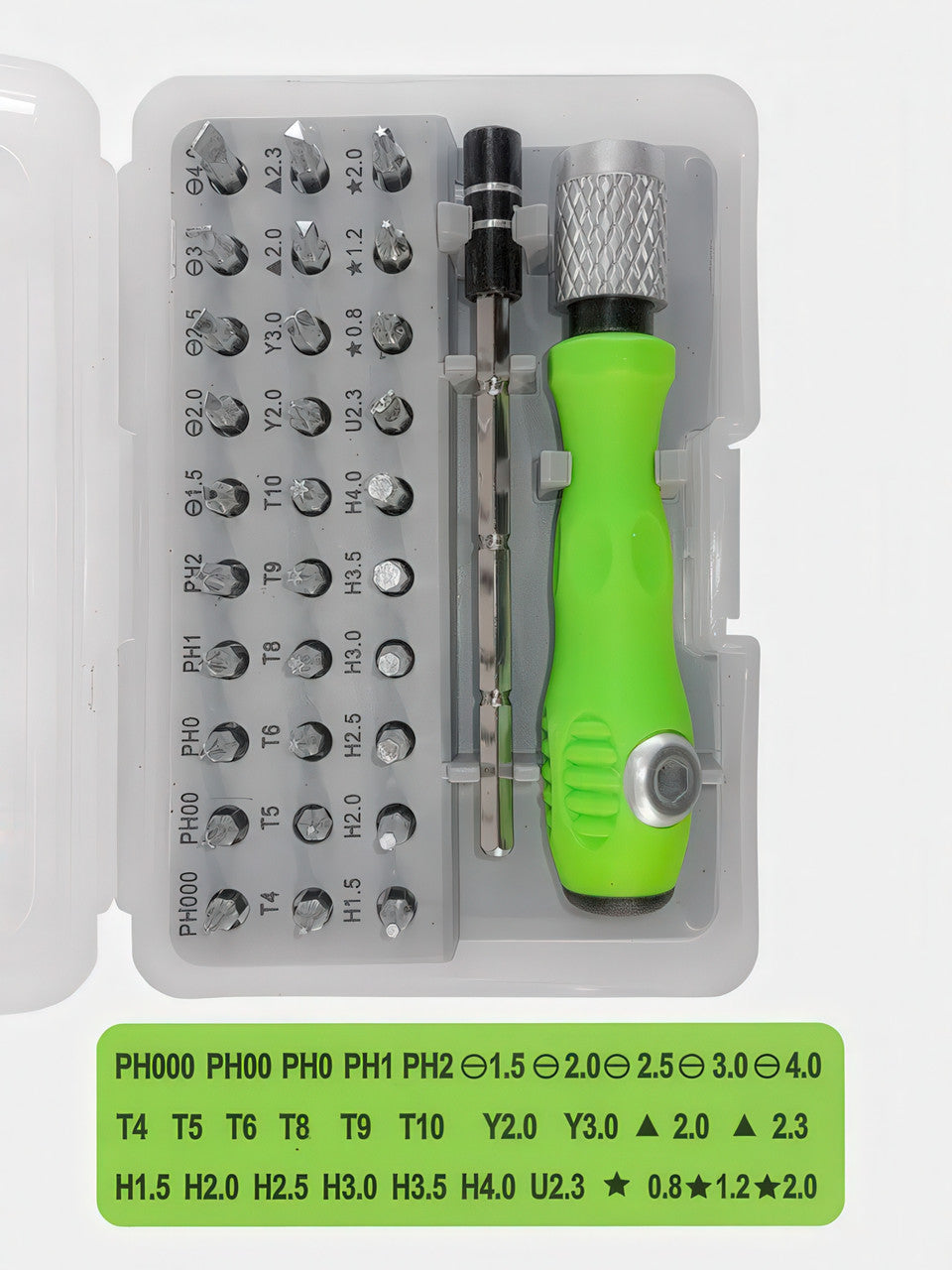 Набір викруток 32 в 1 для точних робіт з магнітними бітами і подовжувачем