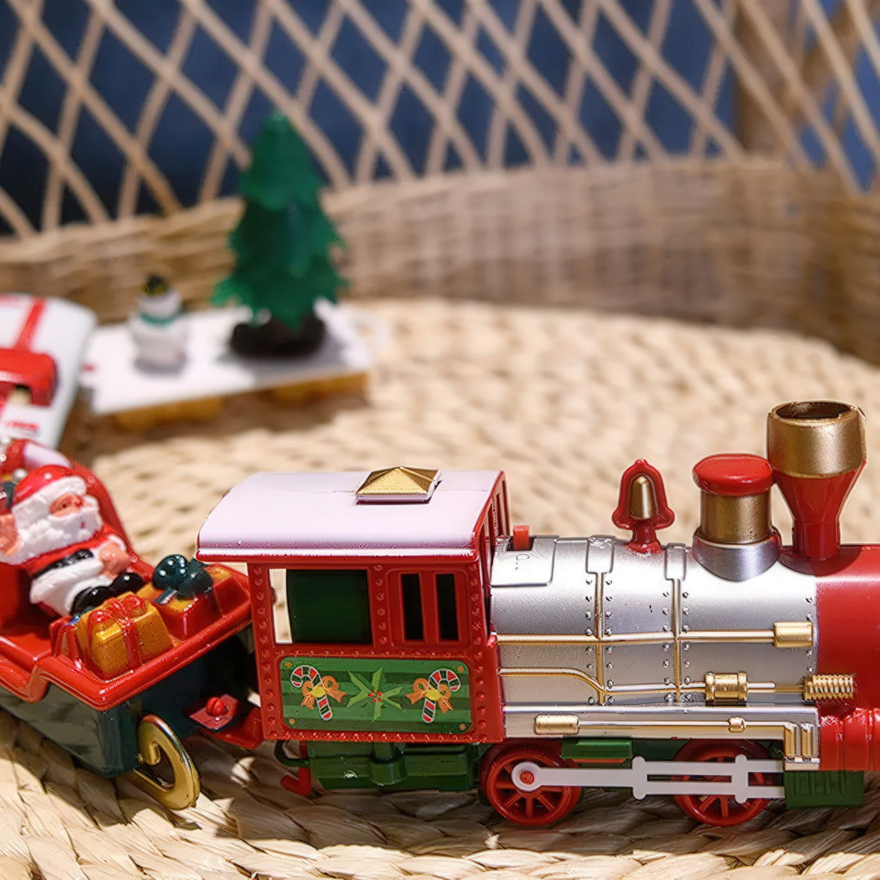 Залізниця Різдвяний експрес, 22 деталі, зі світловими та звуковими ефектами