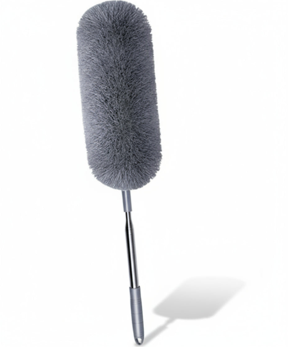 Щітка для пилу з телескопічною ручкою 2,5 метра - антистатична щітка для прибирання високих і важкодоступних місць